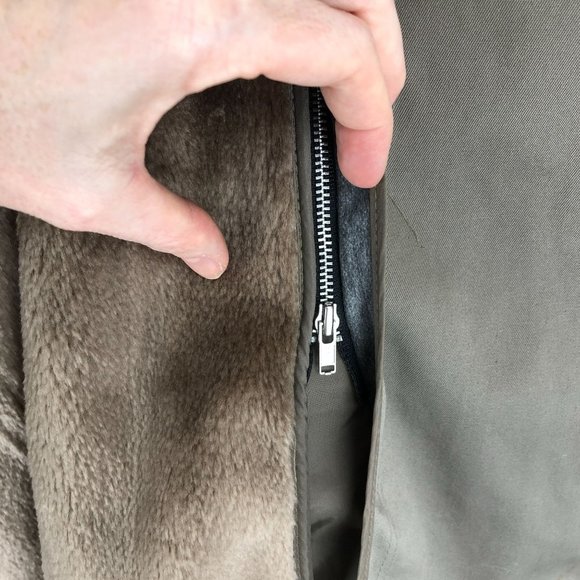 Charles Klein Men's Size 42R Brown Double Breasted Long Sleeve Trench Coat - Picture 11 of 11